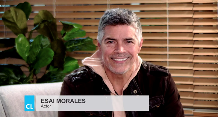 Esai Morales with Carlos & Lisa